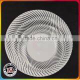 white silver plastic disposable plate