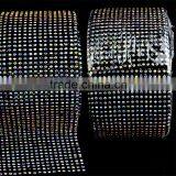 24 Rows Diamond Mesh Roll, Elastic Stretch Trimming Rhinestone Roll in China thumbnail-3