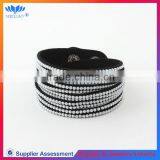 TOP SALE YIWU JEWELRY FACTORY Custom Braided Leather Bracelet thumbnail-1