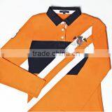 High Quality Logo Embroidered Long Sleeve Women Polo Shirt thumbnail-3