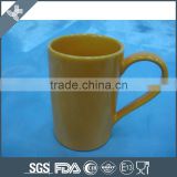 AB grade fashion customized color and logo ceramic coffee drink cups