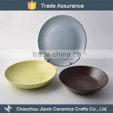 New arrival best elegance ceramic Japanese round plates