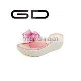 GD customized lady slippers big sizes platform heels slipper summer