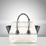 P2342-fashion smooth PU woman tote bag branded hot sale