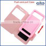 [GGIT] From Mobile Phone Accessories Factory in China Push-and-Pull Universal PU Leather Cell Phone Cover Case thumbnail-5