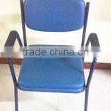 Plastic Armrest Pad Commode Chair Adjustable Height Hospital Chair for Elderly