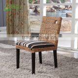 China High Quality Designer Seagrass High Back Water Hyacinth Chair thumbnail-3