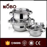 China Manufacturer Stainless Steel Pot Set 3 Pieces thumbnail-6