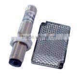 M12 Connector Type Retro Reflective Photo Sensor Switch, Photocell, Infared Photo Electric Switch Sensor With M12 Connector 1M Quality Choice