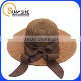 Sunny Shine Mexican Wide Flat Brim Sombrero Straw Hats Caps thumbnail-1