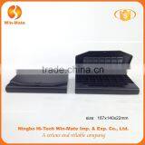 Factory Promotion! 2 Layer Foldable 5 Color Black Large Eyeshadow Palette Box With Mirror thumbnail-1