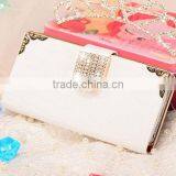 2014 Hot Selling Diamond Magnetic Leather Wallet Flip Mobile Phone Case Cover for Apple Iphone 6 thumbnail-4