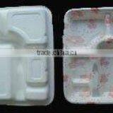 School/carteen Five Compartment Bagasse Lunch Tray(colorful) thumbnail-1