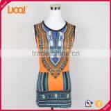 New Arrival African Dashiki Women Printing Tank Top thumbnail-2