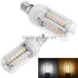 E14 7W 5050 SMD 56 LED Bulbs Energy Saving Corn Light Lamp Bulb 360 Degree Warm White & Pure White 200-230V thumbnail-1
