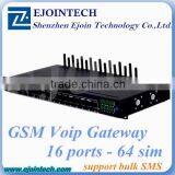 2014 Ejointech 16 Ports 64 Cards VOIP Gsm Gateway With Inter Port Calling