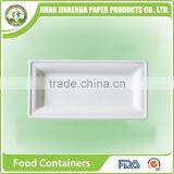 Disposable Party 6 Inch Paper Square Plates With Sugarcane thumbnail-4