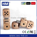 Popular wood dice USB 2GB4GB8GB16GB wooden USB stick Custom Solution print/laser engraving LOGO