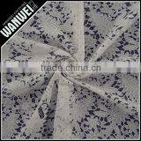 Grey Design for Order Nylon Cotton Knitting for Arab Caloco Ladies Dress Burn-out Fabric thumbnail-5