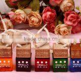 Factory Direct Sale Polymer Clay Hanging Caer Perfume Boltle With Wooden Cap thumbnail-1