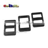 1" Webbing Plastic Tri-Glide Slider Adjustable Buckle Hardware Black for Outdoor Backpack Apparel Straps #FLC455-B thumbnail-2