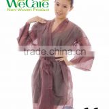 Disposable Nonwoven SPA and Beauty Salon Kimono Robe, Salon Uniforms with CE Certification