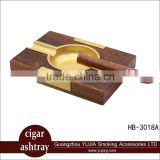 Luxury car ashtray cigar accessories wooden cigar ashtray