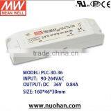 Mean Well 30w Single Output Power Supply PLC-30-36 Electronic Led Drivers