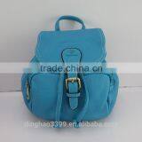 2016 Soft Fabric Backpack Fashion Blue Backpack Girl 's School Bag thumbnail-1