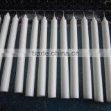Unsented Cheap White Household Wax Taper Stick Candles thumbnail-2