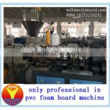 Twin screw extrusion PVC/WPC recycled plastic crust foamed board/sheet making machine for more application
