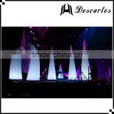 Outdoor Lighted Inflatable Curve Tube, Decorative LED Wedding Pillars and Towers thumbnail-1