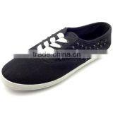 Canvas Woman and Man Shoes With Studs thumbnail-1