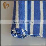 2015 Shaoxing Pure Linen Striped Jersey Ktitted Fabric