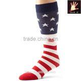 Black Label Men's American Flag Crew Sock