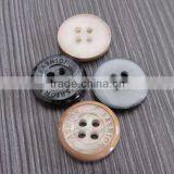 Mother of Pearl Fashion Shirt Buttons Pearl Resin