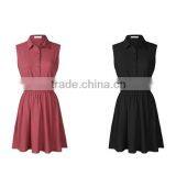 The New Han Edition Dress Show Thin Cotton Short Sleeve Dress Accept Waist in Long Skirt of the Dress thumbnail-3