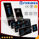 Professional OEM&ODM fashion electronic hotel room design your own house name plate with CE certificate