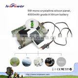 Multi-function Mobile Solar Charger With Built-in Solar Power Bank, 100% Waterproof Solar Charger For Cell thumbnail-1