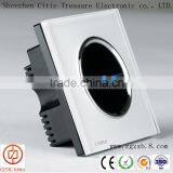 Glass Panel Touch 1 Gang Wall Light Switch With LED, Dimmer Light Switch