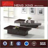 Brown Modern MDF coffee table expandable coffee table