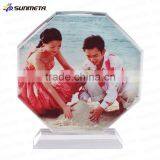 Sunmeta Directly Sublimation Decoration Photo Crystal, Crystal Octagonal for Christmas Gifts(BSJ26C) thumbnail-1