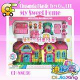 Wholesale Suitcase Villa Toys Plastic House Toys With Doll thumbnail-6