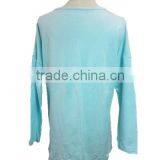 Round Collar Long Sleeve Plus Size Leisure Wear for Ladies Nightshirt thumbnail-3