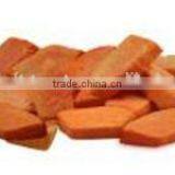 Freeze Dried Papaya Fruit Slices From Thailand HACCP, ISO 22000 , GMP and HALAL Certified thumbnail-1