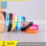 custom cheap embossed silicone wristband for events