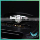 Moissanite Pave-eternity Band Unique Moissanite Wedding Sets on Sale Moissanite Fire Rings thumbnail-4