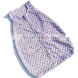 Top Quality Minky Dot Baby Sleeping Wraps Sleep Sack Safe for Baby thumbnail-2