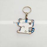 Custom 3d soft pvc keychain key ring / Soft Silicone Keychains