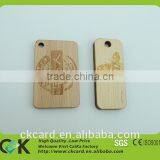 New Product Engraving Natural Wooden Hang Tag Factory Price thumbnail-1